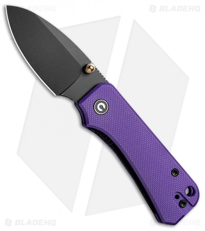 CIVIVI Baby Banter Liner Lock Knife Purple G-10 (2.34" Black SW) C19068S-4