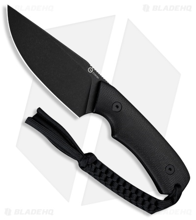 CIVIVI Gander Fixed Blade Knife Black Canvas Micarta (3.6" Black SW)