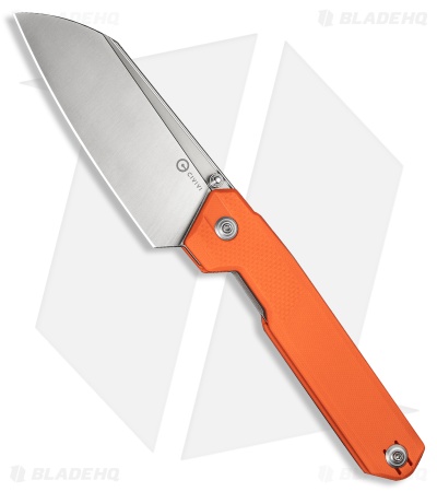 CIVIVI Hid Nested Liner Lock Knife Orange G-10 (4.1" Satin)