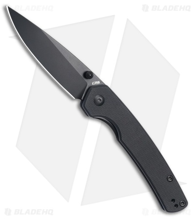 CJRB Kain Liner Lock Knife Black G-10 (3" Black PVD)