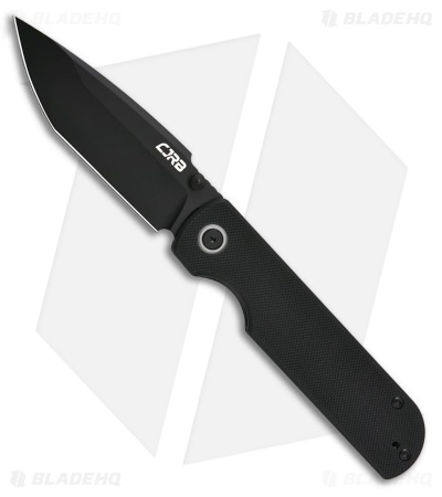 CJRB Nova Liner Lock Knife Black G-10 (3.5" Black PVD)