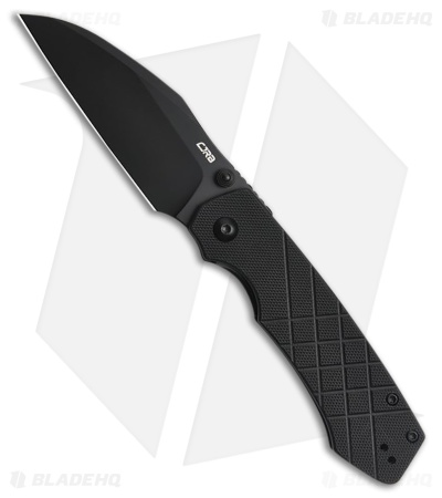 CJRB Kestral Liner Lock Knife Black G-10 (3.3" Black PVD)