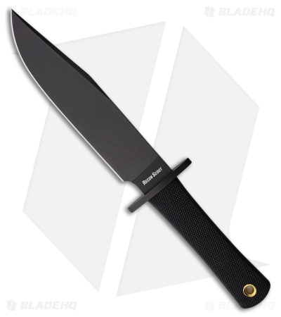 Cold Steel Recon Scout Fixed Blade Knife Black Kray-Ex (7.5" Black) CS39LRSS