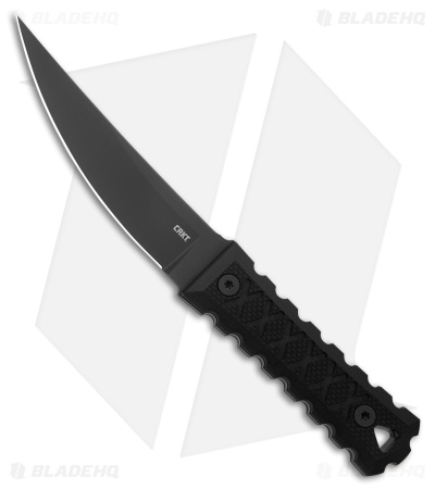 CRKT Williams HZ4 Fixed Blade Knife Black G-10 (4.8" TiNi SK-5) 2924