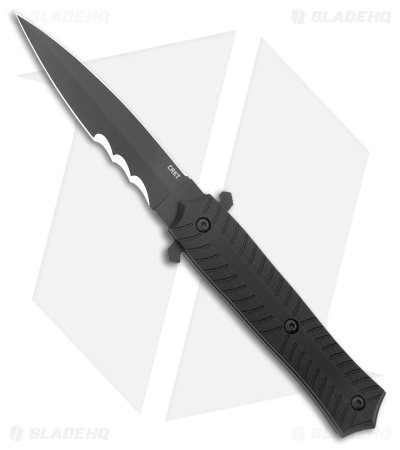 CRKT Xolotl Fixed Blade Knife Black G-10 (3.6" Black) 2263