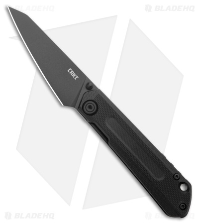 CRKT Straight Frame Lock Knife Black G-10 (2.6" Black Oxide D2) 2670