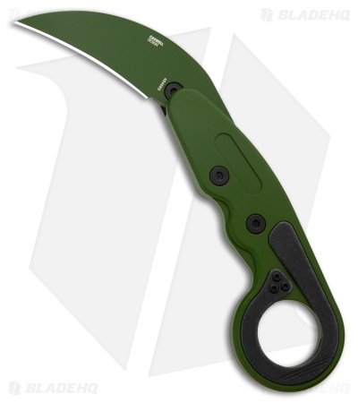 CRKT Provoke Kinematic Morphing Karambit Knife Bright Green Al (2.4