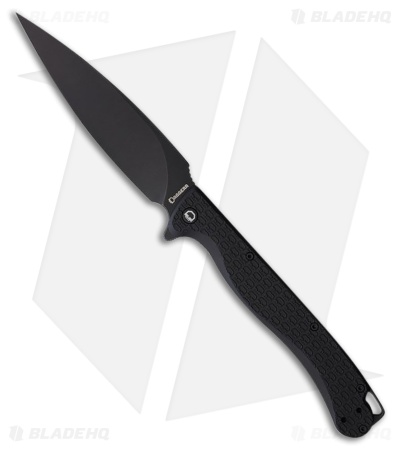 Daggerr Knives Pero Liner Lock Knife Black FRN (5" Black SW)
