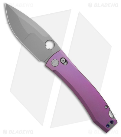 Daggerr Knives Nightmare X-Lock Knife Purple BB Titanium (4