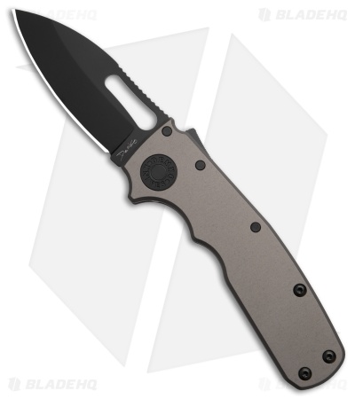Demko Shark Stealth Cub Slicer Artillery Gray Aluminum (2.75" Black 20CV)