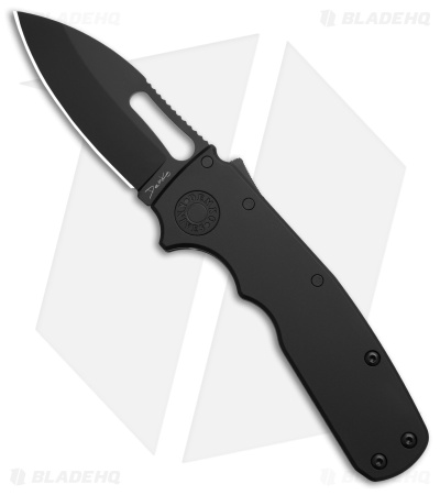 Demko Shark Cub Stealth Slicer Stealth Black Aluminum (2.75" Black 20CV)