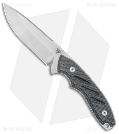 Dirty Bird Knives Chingaso Fixed Blade Knife Black Canvas Micarta (4