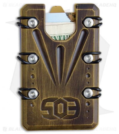 EOS 2.0 Titanium Wallet - Battle Worn Gold