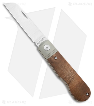 Wheat State Cutlery The Peacemaker Slip Joint Knife Burlwood (2.7" Satin)