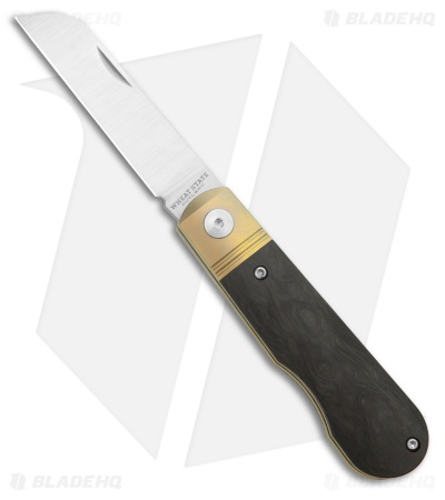Wheat State Cutlery The Peacemaker Slip Joint Knife Swirl CF (2.7" Satin)