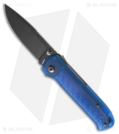 Flytanium Arcade Lite Shark-Lock Knife Ocean Blue Polycarbonate (3.2" DLC)