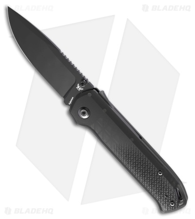 Flytanium Arcade Lite Shark-Lock Knife Smoke Black Polycarbonate (3.2" DLC)