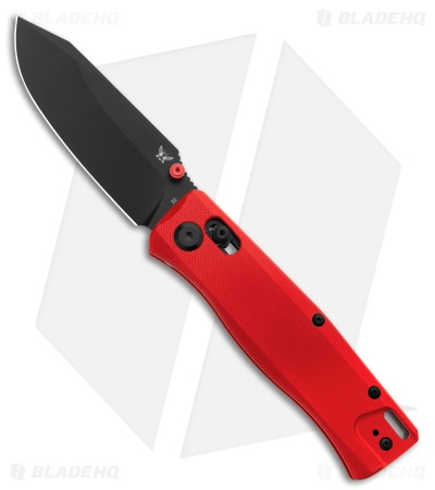 Flytanium BEEF Crossbar Lock Knife Fire Red G-10 (3.5