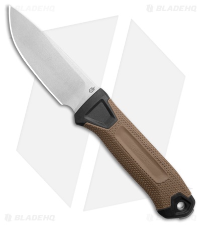 Gerber StrongArm Camp MagnaCut Fixed Blade Knife Coyote Brown GFN (4.1" SW)