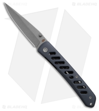 Gerber Affirm Frame Lock Knife Blue Aluminum (3.5" Stonewash)