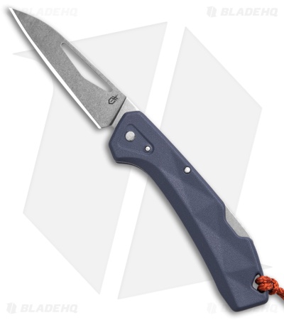 Gerber LST Mini Lockback Knife Urban Blue GFN (1.9" Stonewash)