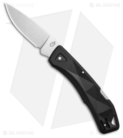 Gerber LST Ultra Lockback Knife Black GFN (2.7" Stonewash)