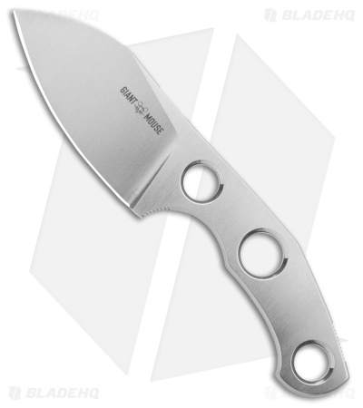GiantMouse Vox/Anso GMF1-S Fixed Blade Knife (2.6" Satin N690)