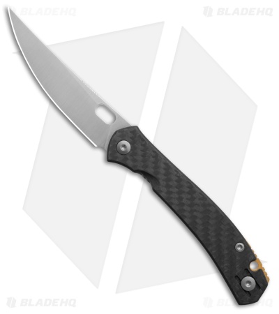 GiantMouse Bleecker MagnaCut Frame Lock Knife Black Carbon F + Ti (3.2