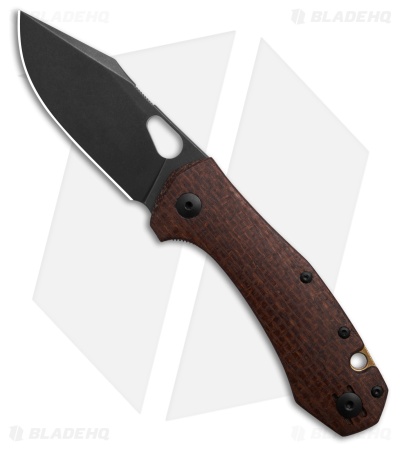 GiantMouse Vox/Anso ACE Atelier Knife Burlap Micarta (2.9