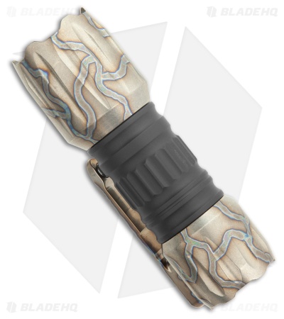Heretic Knives Hyperion Flashlight Flamed Titanium (1500 Lumens)