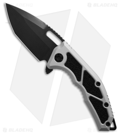 Heretic Knives Medusa MagnaCut Manual Frame Lock Knife Natural Aluminum (3" DLC)