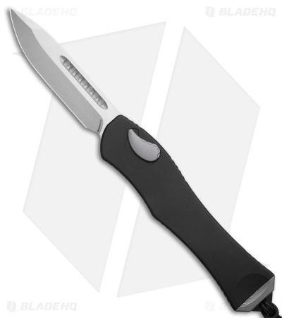 Heretic Knives Hydra V4 S/E Automatic Knife Black Al (3.6" Stonewash)
