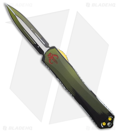 Heretic Knives Manticore X D/E Cel Shade Bounty Hunter (3.75" Green Cel Shade)