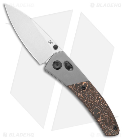 Kansept Knives Dako Crossbar Lock Knife SW Ti/Copper Carbon Fiber (3.1