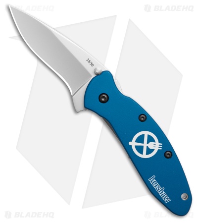 Kershaw Scallion Zero Forks Assisted Opening Knife Blue Al (2.25