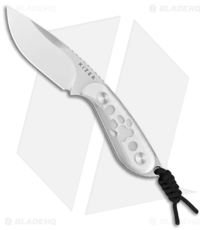Kizer Buddy Fixed Blade Knife Acrylic (3" Satin Nitro-V) 1081A4