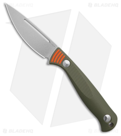 Kizer Evenki 1 Fixed Blade Knife Green G-10 (3.00" Stonewash) 1097A1