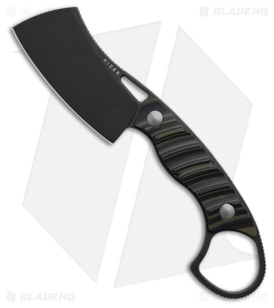 Kizer Little Rhino Fixed Blade Knife Olive Green/Black G-10 (2.7" Black) 1065A3