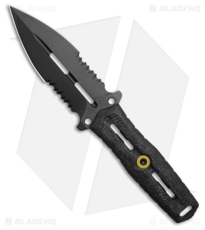 Kizer NORCROSS Fixed Blade Knife Carbon Fiber (4.1" Black Full Serr)