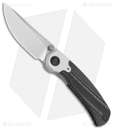 Kizer Pioneer Liner Lock Knife Aluminum/Black Micarta (3.2" Satin) ZX-FK03A6
