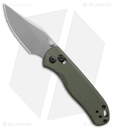 Kizer Azo Drop Bear II Clutch Lock Knife Micarta V3619.2KC1