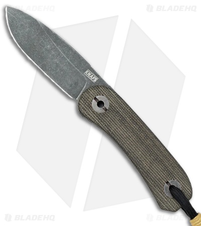 Knafs Lander 4 Fixed Blade Knife Moondust Micarta (2.6" Moondust)