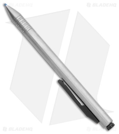 Koenig Titanium Pen Satin w/ Black DLC Clip + Button