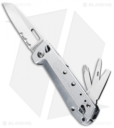 Leatherman Free K2 Multi-Purpose 7-in-1 Folding Knife Silver (3.3" Satin) 832652
