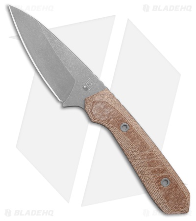 Lynch NW Sparrow Seven Fixed Blade Knife XXX Brown Micarta (3.25" Service)