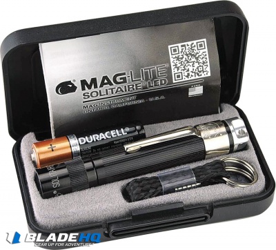 Mag-Lite Solitaire White LED Flashlight 1 AAA Cell Black (47 Lumens)