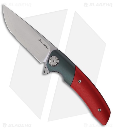 Maxace Knives Mamba Liner Lock Knife Red G-10 (3.5