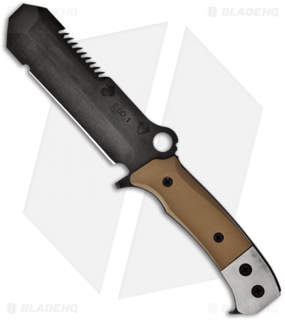Medford USMC EOD-1 Fixed Blade Knife Coyote Brown G-10 (5" Black) MKT