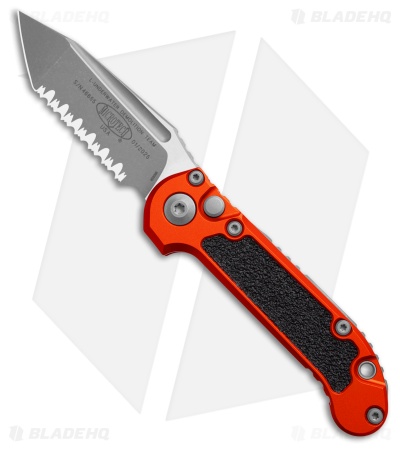 Microtech LUDT Gen III T/E Automatic Knife Orange Aluminum (3.5" Apoc Full Serr)