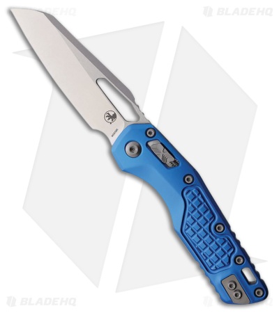 Microtech Standard Issue MSI Ram-Lok Knife Blue Frag Aluminum (3.9" Stonewash)
